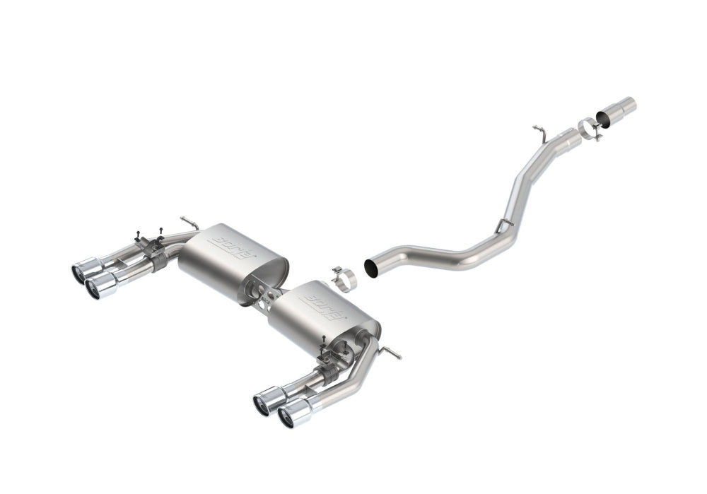 BORLA 140631 Cat Back Exhaust System, S3 8V L4-2.0L (turbo) AWD, 2013-16, sound S-Type Photo-0 