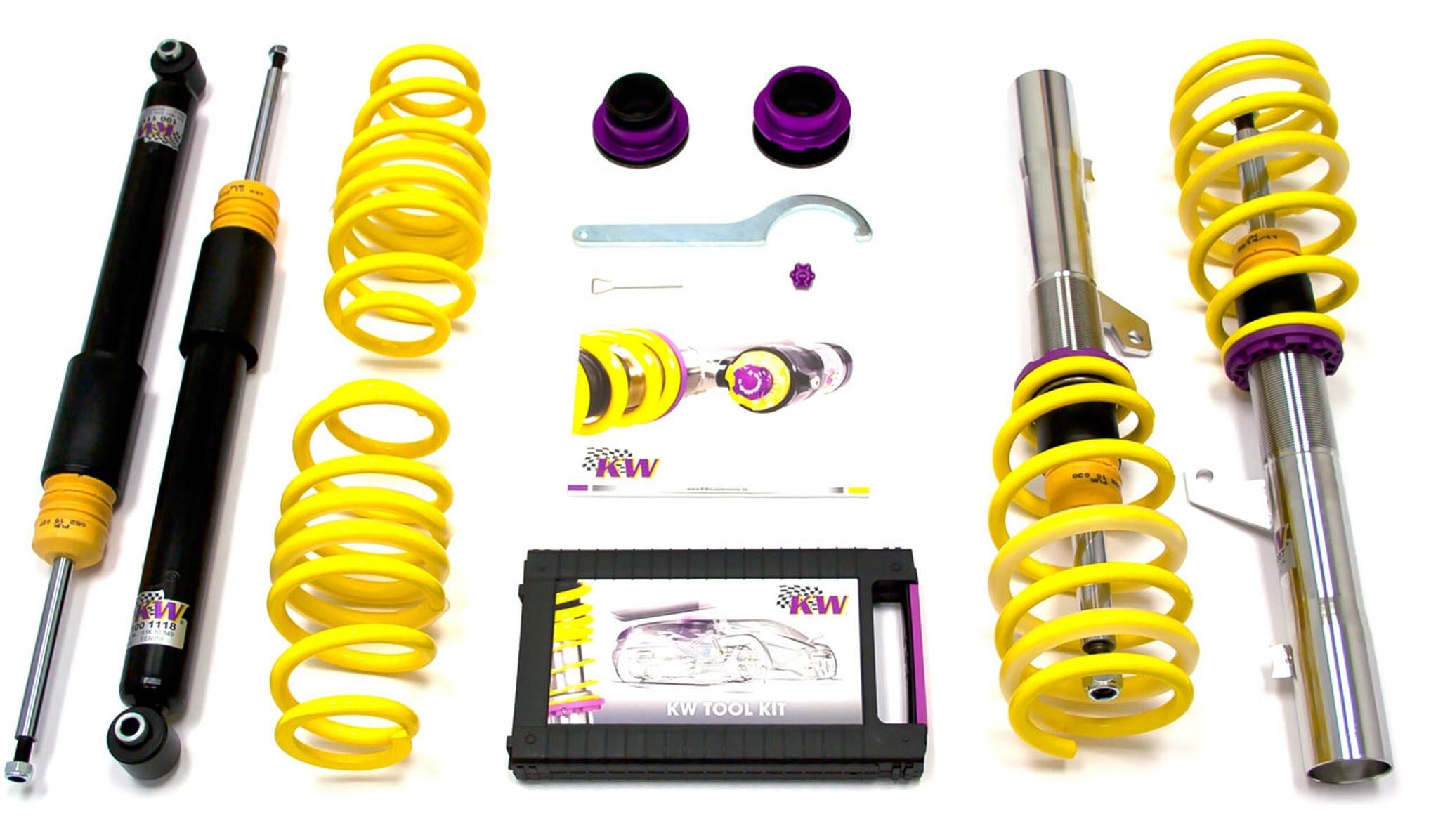 KW 15220032 Coilover Kit INOX V2 BMW 3er / 3-series (E90, E91); (390L, 3L, 3K) Photo-0 