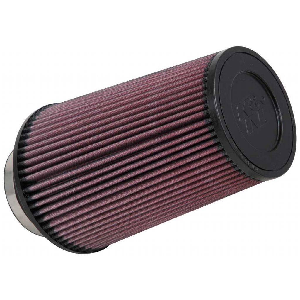 K&N RE-0920 UNIVERSAL Clamp-On Air Filter 3-1/2"ID FLG, 6"B, 4-5/8"T, 9"H Photo-0 