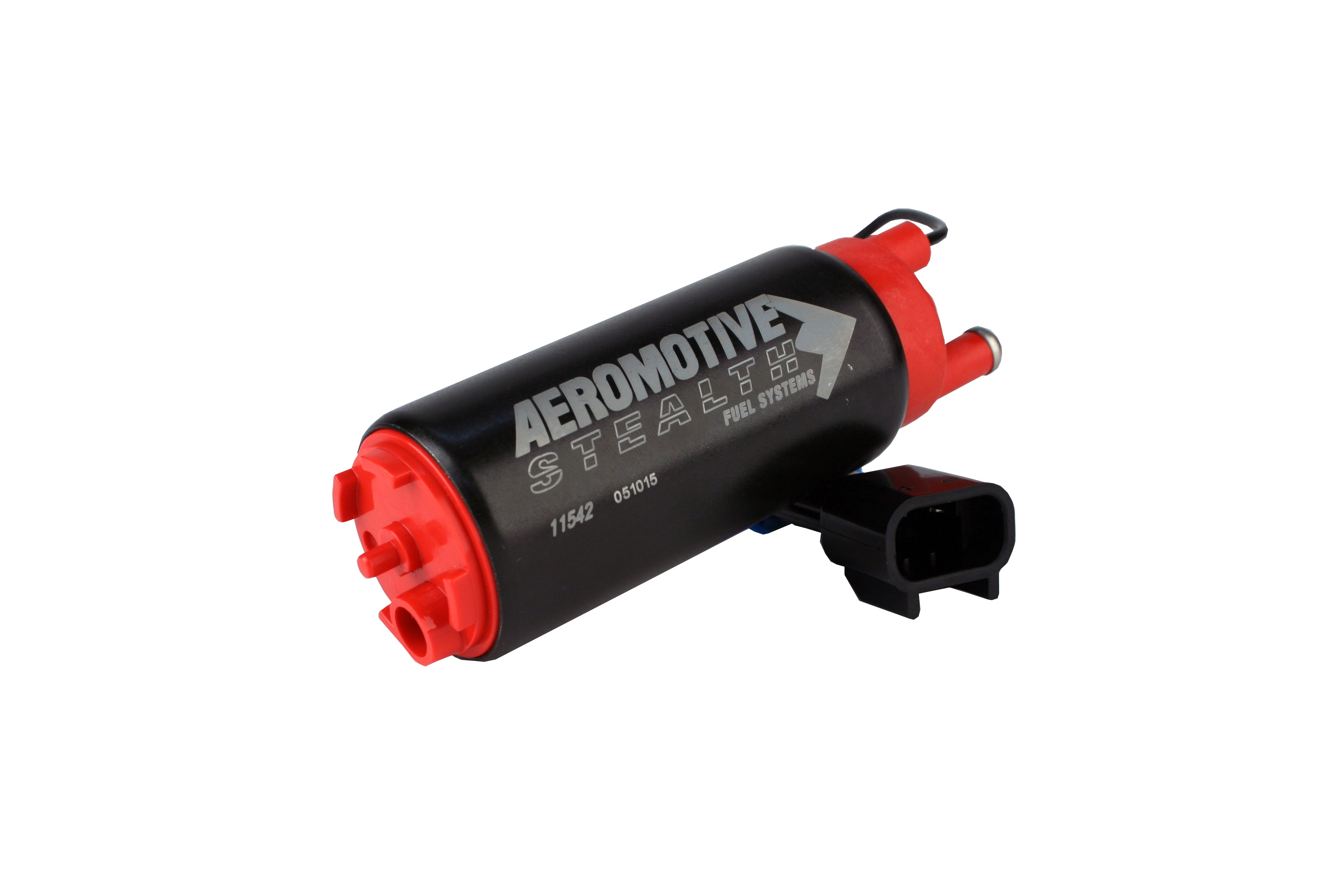 AEROMOTIVE 11542 Fuel Pump, 340lph, E85 compatible, Offset Inlet - Inlet inline w / outlet (This item will supersede P / N 11142) Photo-2 