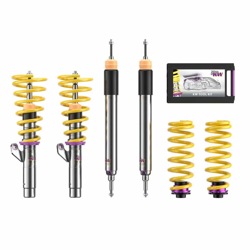 KW 35220048 Coilover Kit INOX V3 BMW 3er / 3-series (E90,E91,E92); (390X, 3L, 3C, 3K) Photo-0 