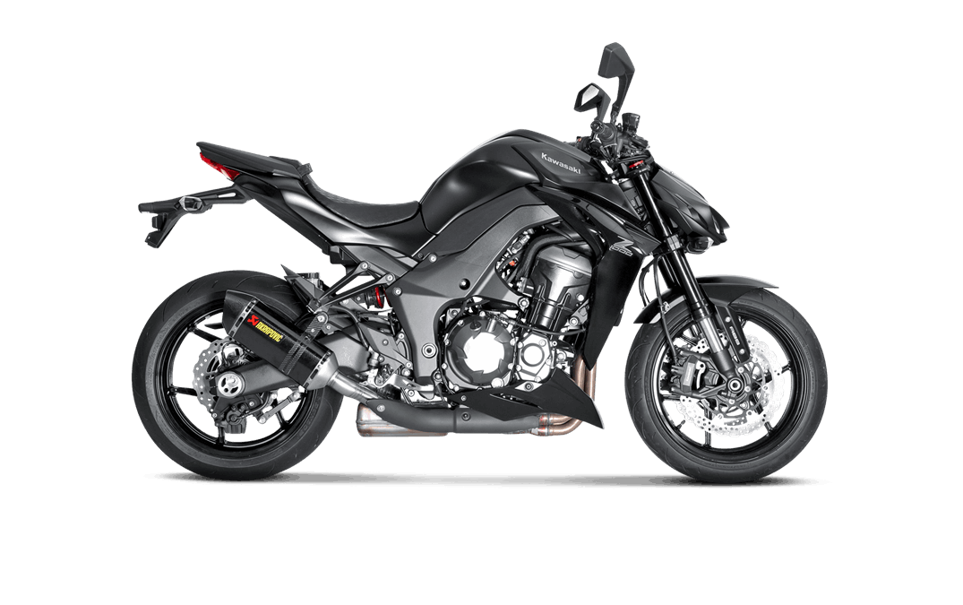 AKRAPOVIC S-K10SO18-HZC Exhaust system Slip-On Line (Carbon) Kawasaki Z1000 2017 Photo-1 