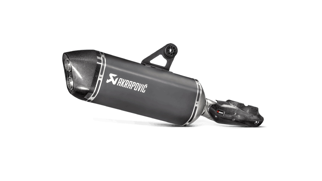 AKRAPOVIC S-B12SO16-HAABL Slip-On Line (Titanium) BMW R1200 GS Photo-0 