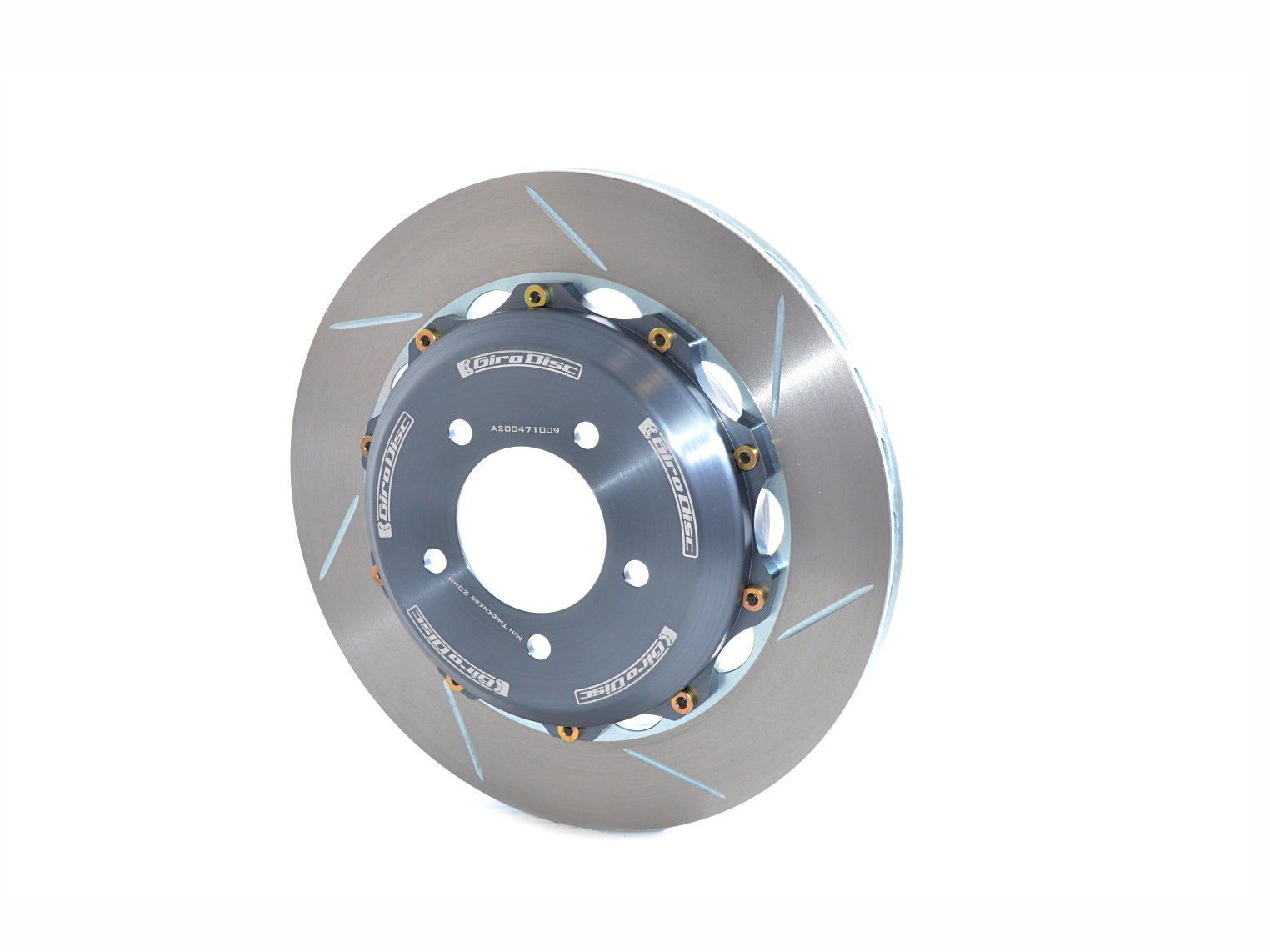 GIRODISC A2-016SL FERRARI F40 slotted 2-piece left rear rotor assembly Photo-0 