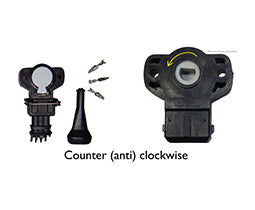 LINK ECU 101-0100 Throttle Position Sensor Clockwise + Counter clockwise Photo-0 