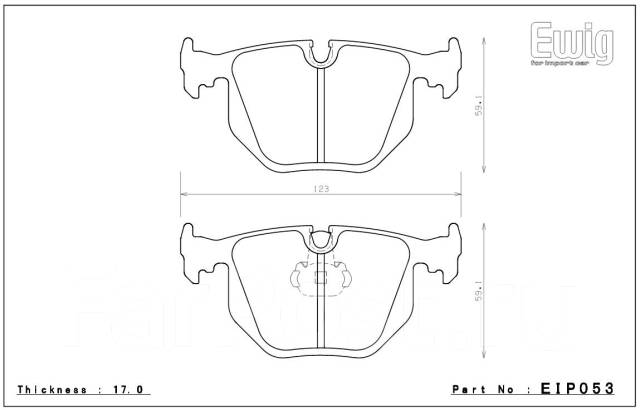 ENDLESS EIP053S89F Brake pads BMW M3 E46 (SMG II)/M5 E39/M ROADSTER Z4 M Coupe/M ROADSTER Photo-0 