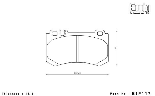 ENDLESS EIP117S93F Brake pads MERCEDES-Benz AMG W211 E55/W220 S63L/W215 CL55,CL65/W219 CLS55 Photo-0 