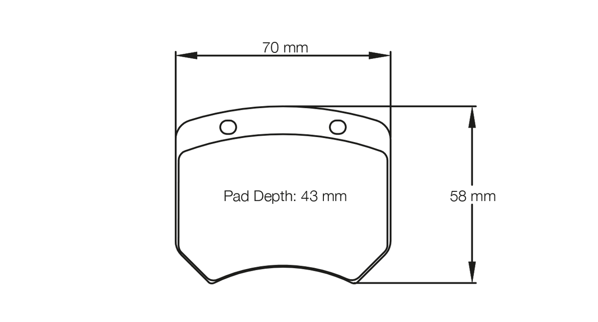 PAGID 1363-RSL2 Rear Brake Pads for AUDI RS3 LMS TCR (race car) / AP Racing CP 2561-3 S4 / CP2399 D43 LD20 Photo-0 