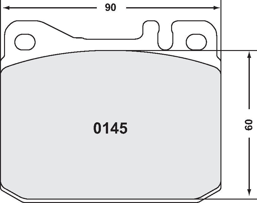 PFC 0145.10 Brake pads Z-RATED front MERCEDES-Benz 220 (68-73), 240D Photo-0 