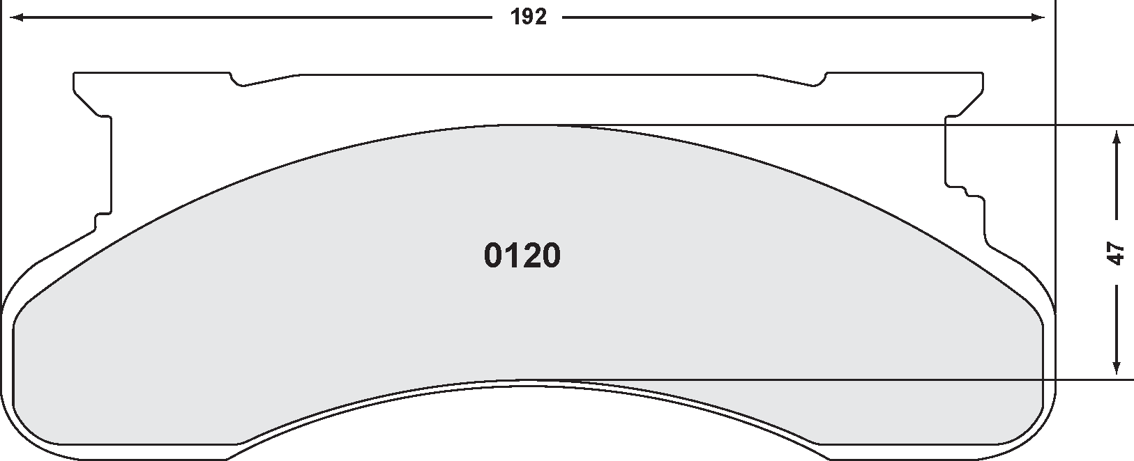 PFC 0120.10 Brake pads Z-RATED front D E250 (76-88) F350 (76-91) Photo-0 