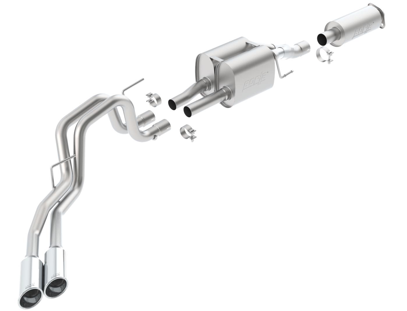 BORLA 140404 Cat Back Exhaust System F-150 / RAPTOR 10-11 6.2L "TOUR Photo-1 