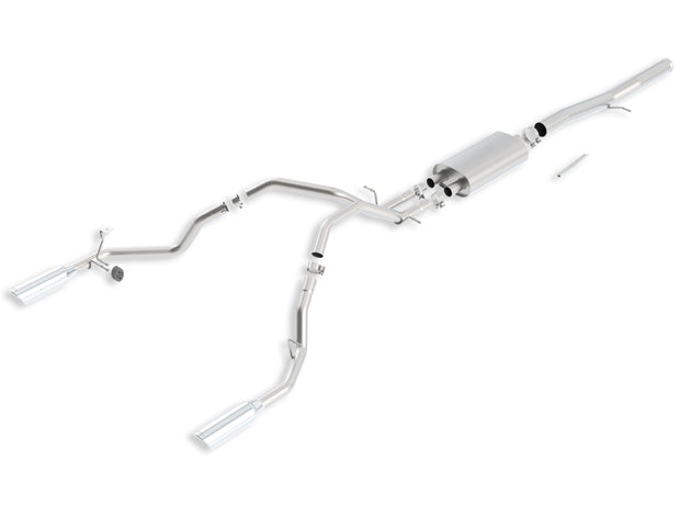 BORLA 140437 Cat Back Exhaust System SILV / SIERRA 1500 2011 6.2L AT Photo-0 