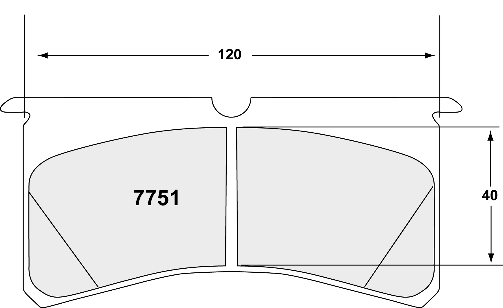 PFC 7751.14.20.44 Brake pads RACE 14 CMPD 20MM AP CP8240/CP8241/CP8250 4-piston s Photo-0 