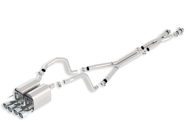 BORLA 140452 Cat Back Exhaust System CORV C6 05- 08 "S-TYPE" Photo-0 