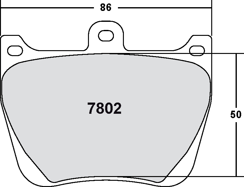 PFC 7802.01.20.44 Brake pads RACE 01 CMPD 20MM RR Photo-0 