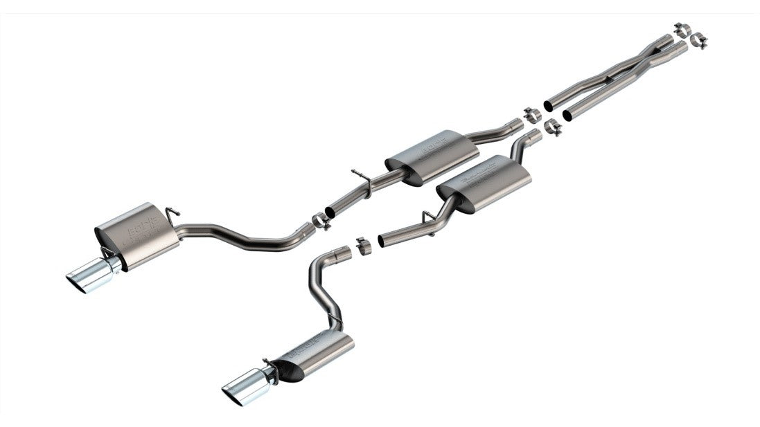 BORLA 140917 Cat-Back Exhaust System S-Type for Dodge Charger R/T 2019-2022 Photo-0 