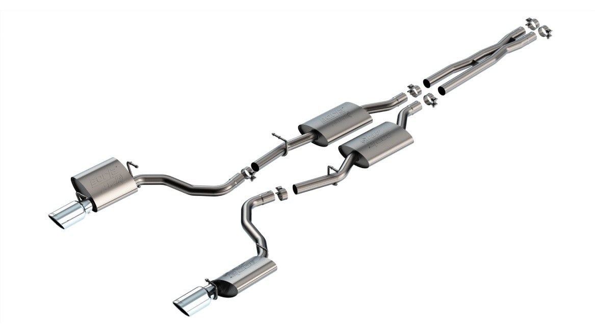 BORLA 140918 Cat-Back Exhaust System ATAK® for Dodge Charger R/T 2019-2022 Photo-0 