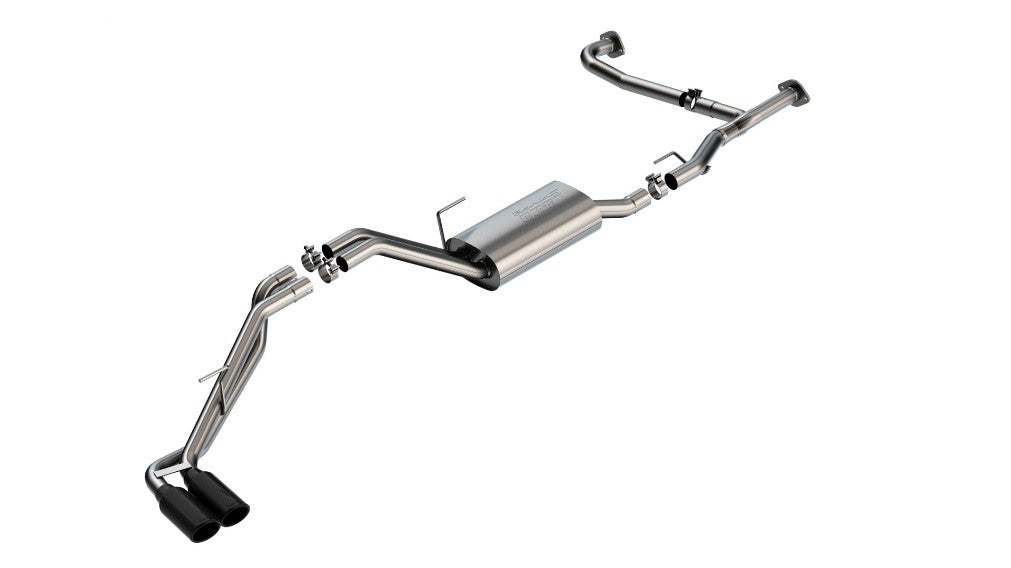 BORLA 140919BC Cat-Back Exhaust System S-Type Black Chrome for Nissan Frontier 2022 Photo-0 