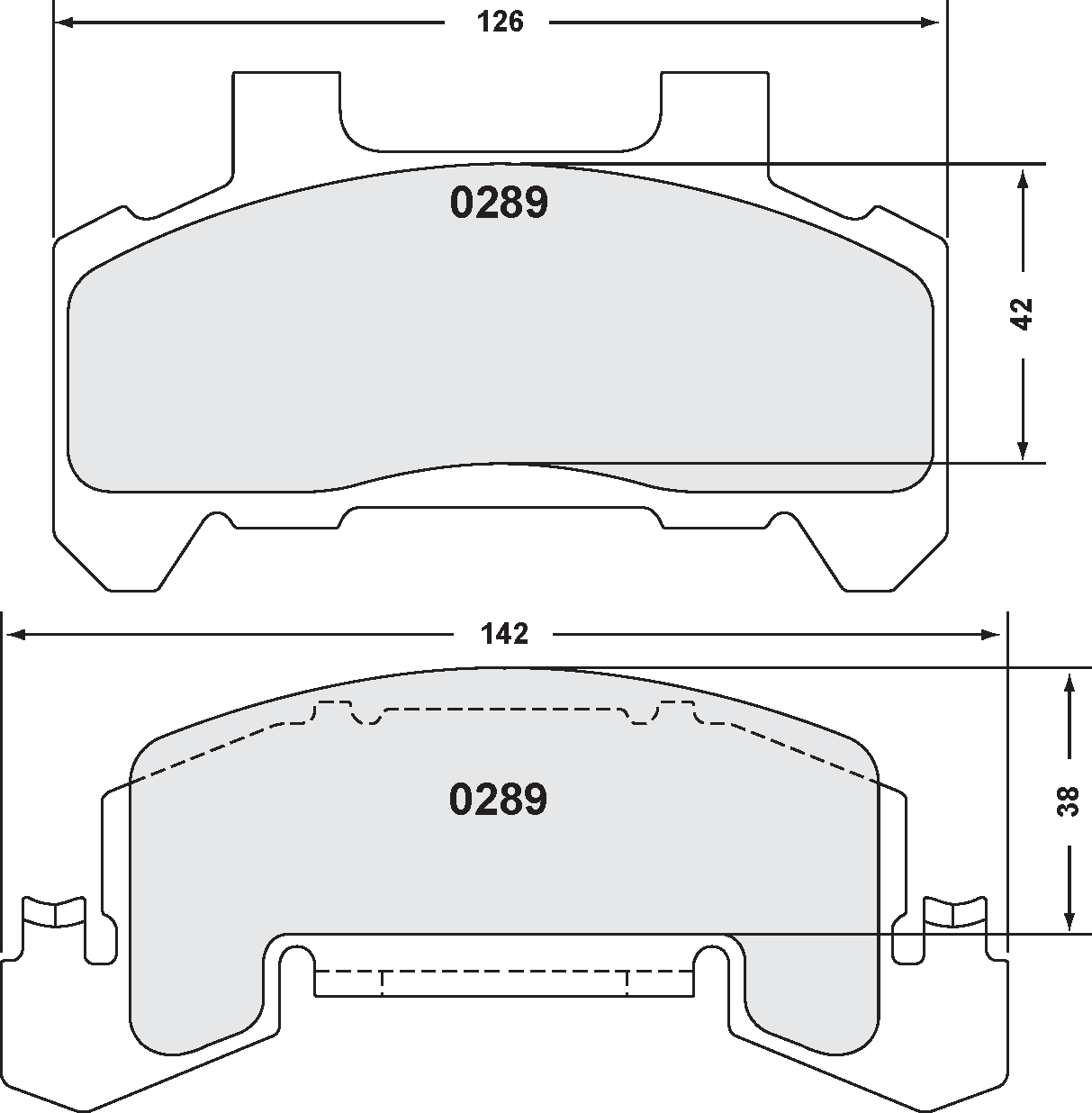 PFC 0289.22 Brake pads Z-RATED CARBON METALLIC Photo-0 
