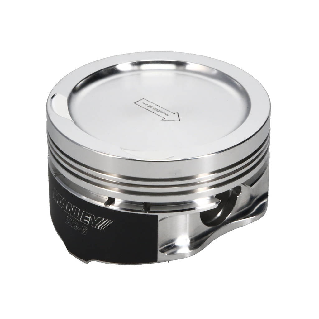 MANLEY 638000C-4 Piston Set (86.00 mm Bore, 1.260" CH, -12.00 CC) for NISSAN SR20DE Photo-2 