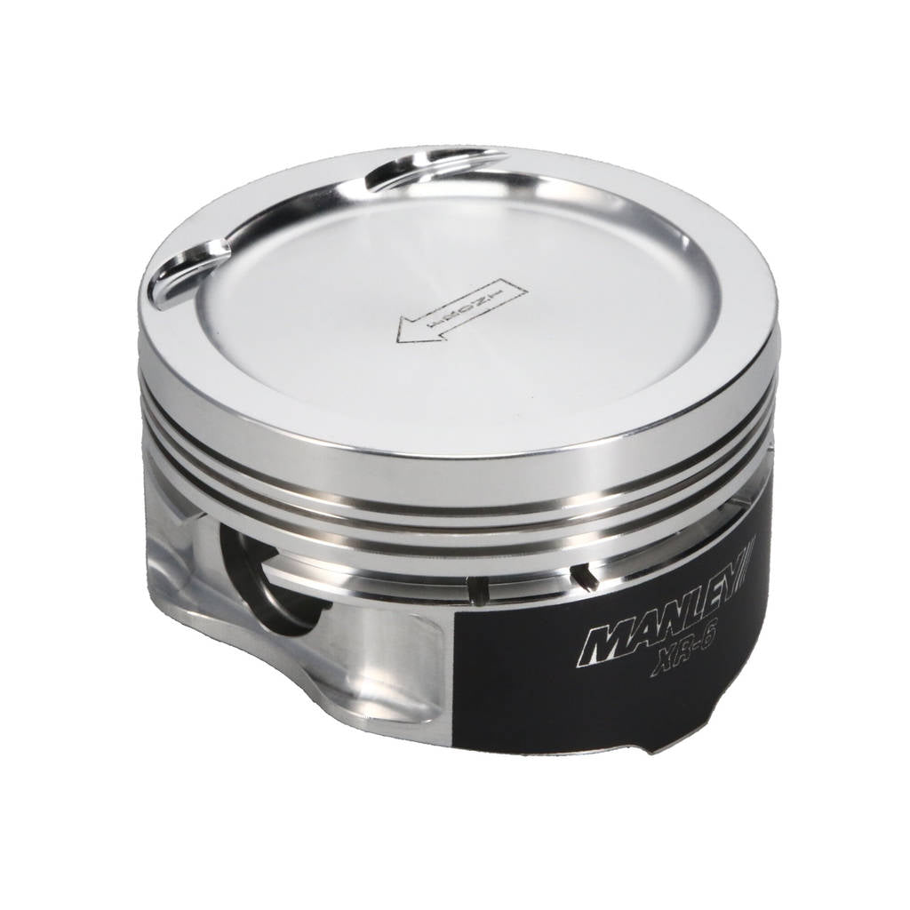 MANLEY 638000C-4 Piston Set (86.00 mm Bore, 1.260" CH, -12.00 CC) for NISSAN SR20DE Photo-3 