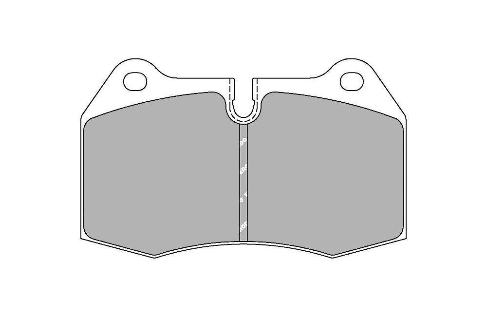 FERODO FCP1561H Front Brake Pads DS2500 for NISSAN 350Z (Z33) / HONDA Integra Type-R (DC5) Photo-0 