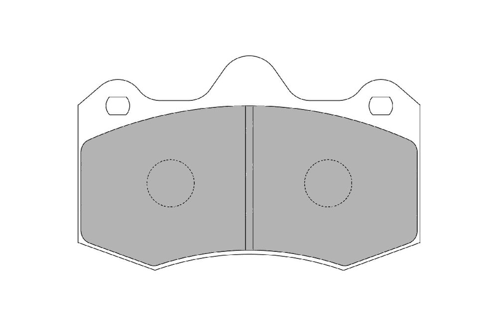 FERODO FRP3083H Rear Brake Pads DS2500 for MCLAREN 570 GT / 570 S / 650 LT / 650 S Photo-0 