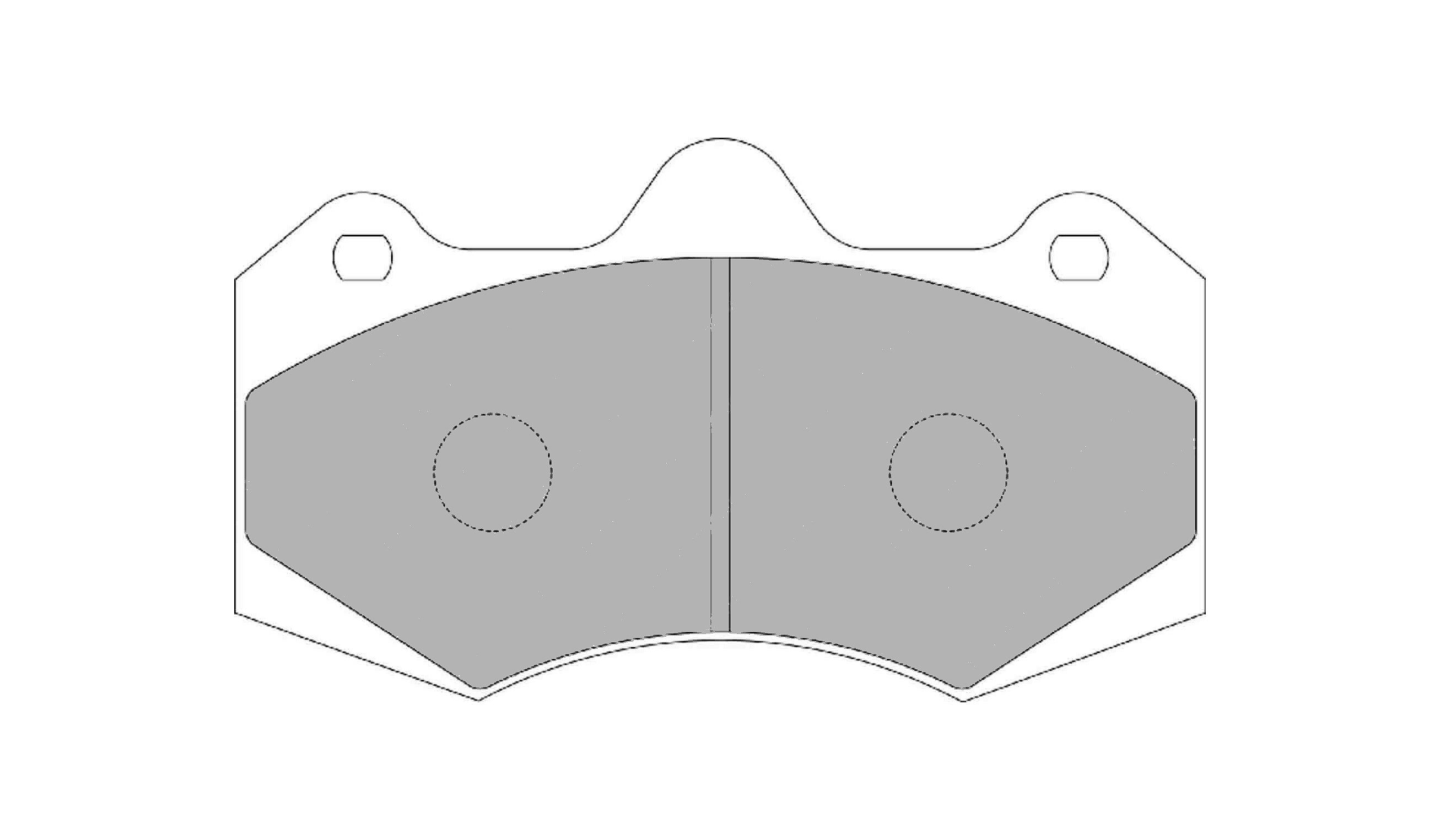 FERODO FRP3084H Front Brake Pads DS2500 for MCLAREN 570 GT / 570 S / 650 LT / 650 S Photo-0 