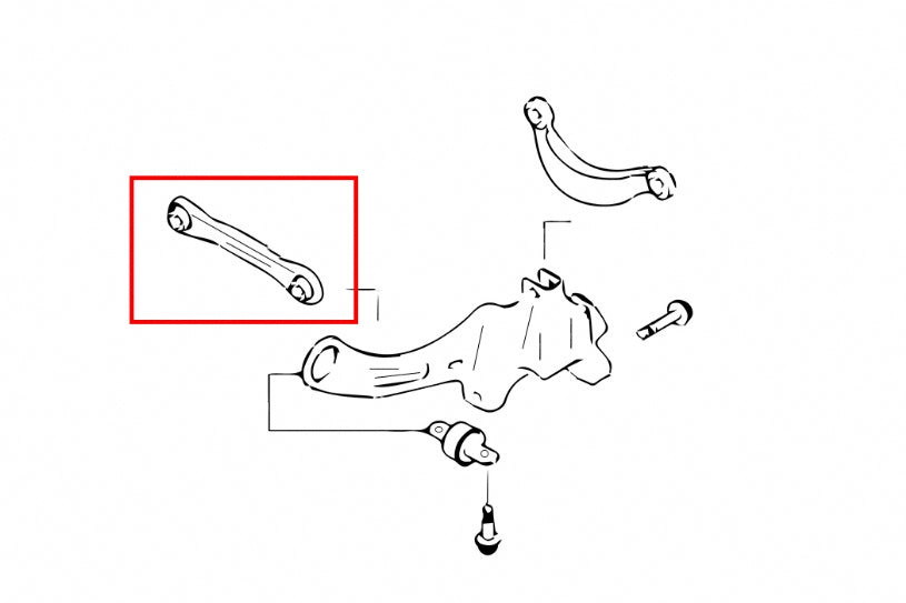 HARDRACE 6410-S FOCUS 96-05/MAZDA 3 REAR TOE CONTROL ARM(HARDEN RUBBER) 2PCS/SET Photo-1 