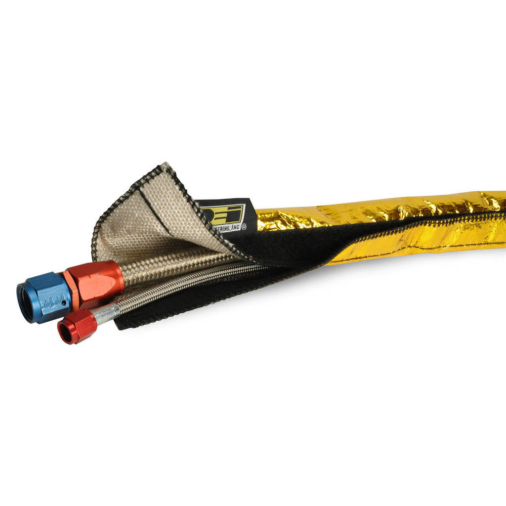 DEI 010458 TBA Heat Shroud 1/2" to 1-1/4" I.D. x 3ft GOLD Photo-7 