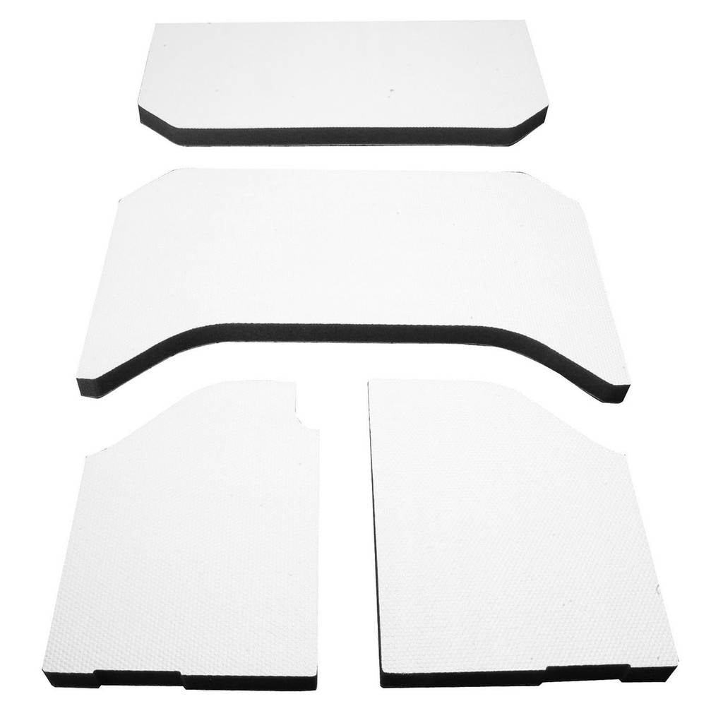 DEI 050135 Sound Deadening Headliner JEEP Wrangler 2007 to 2010 4 Dr 4-pc White Photo-0 