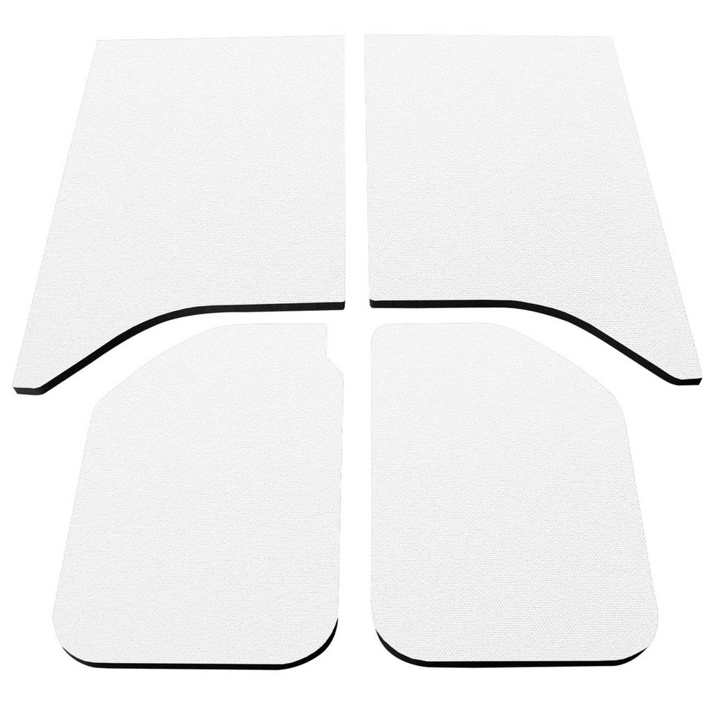 DEI 050142 Sound Deadening Headliner JEEP Wrangler 2011-up 2 Dr 4-pc White Photo-0 