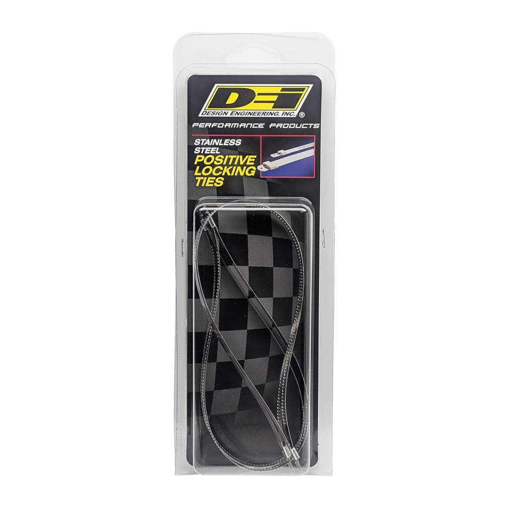 DEI 010209 Stainless Steel Positive Locking Tie 1/4" (7mm) x 14" 4 per pack Photo-1 