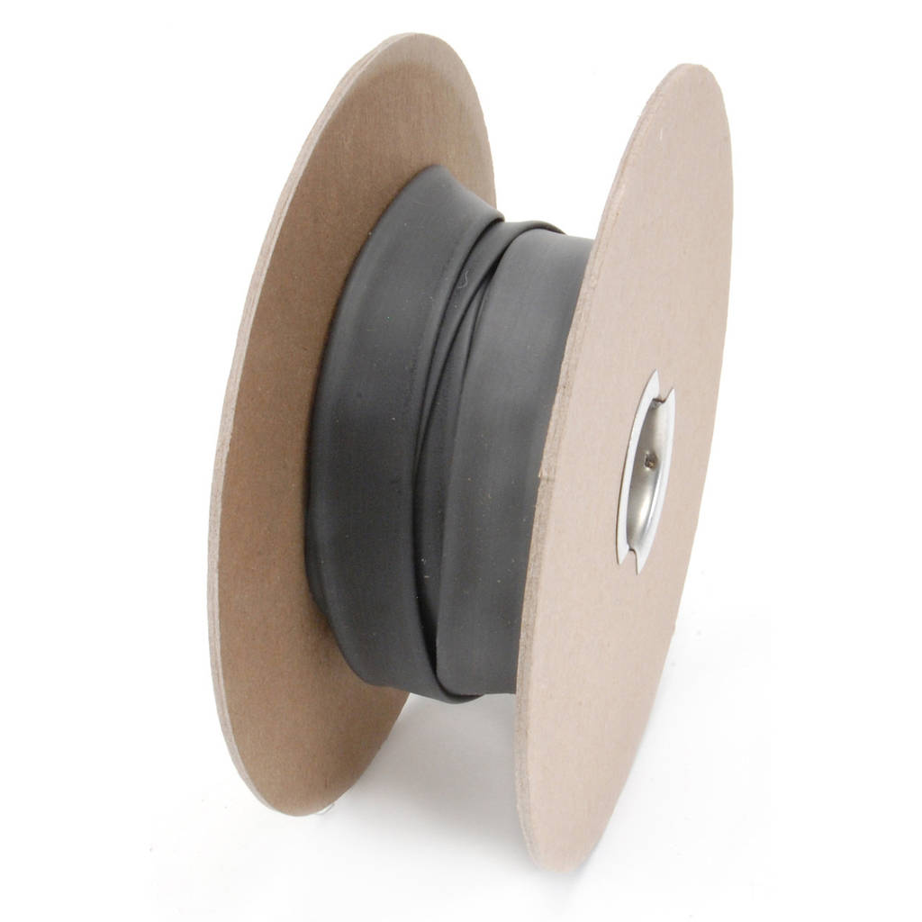 DEI 010851 Hi-Temp Shrink Tube 12mm x 50ft Spool Black Photo-0 