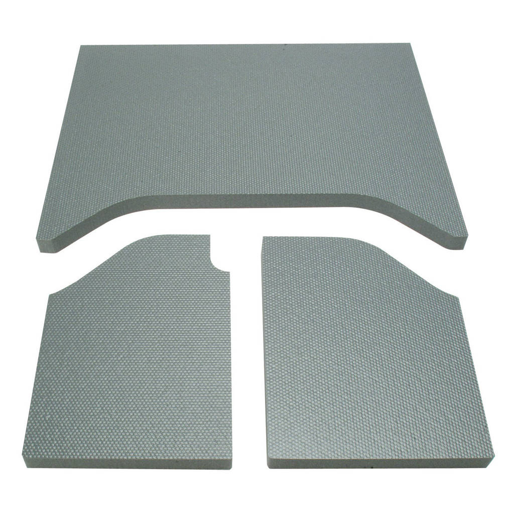 DEI 050134 Sound Deadening Headliner JEEP Wrangler 2007 to 2010 2 Dr 3-pc Gray Photo-0 
