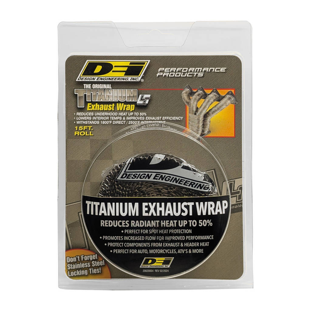DEI 010128 Exhaust Wrap 1" x 15ft Titanium Photo-6 