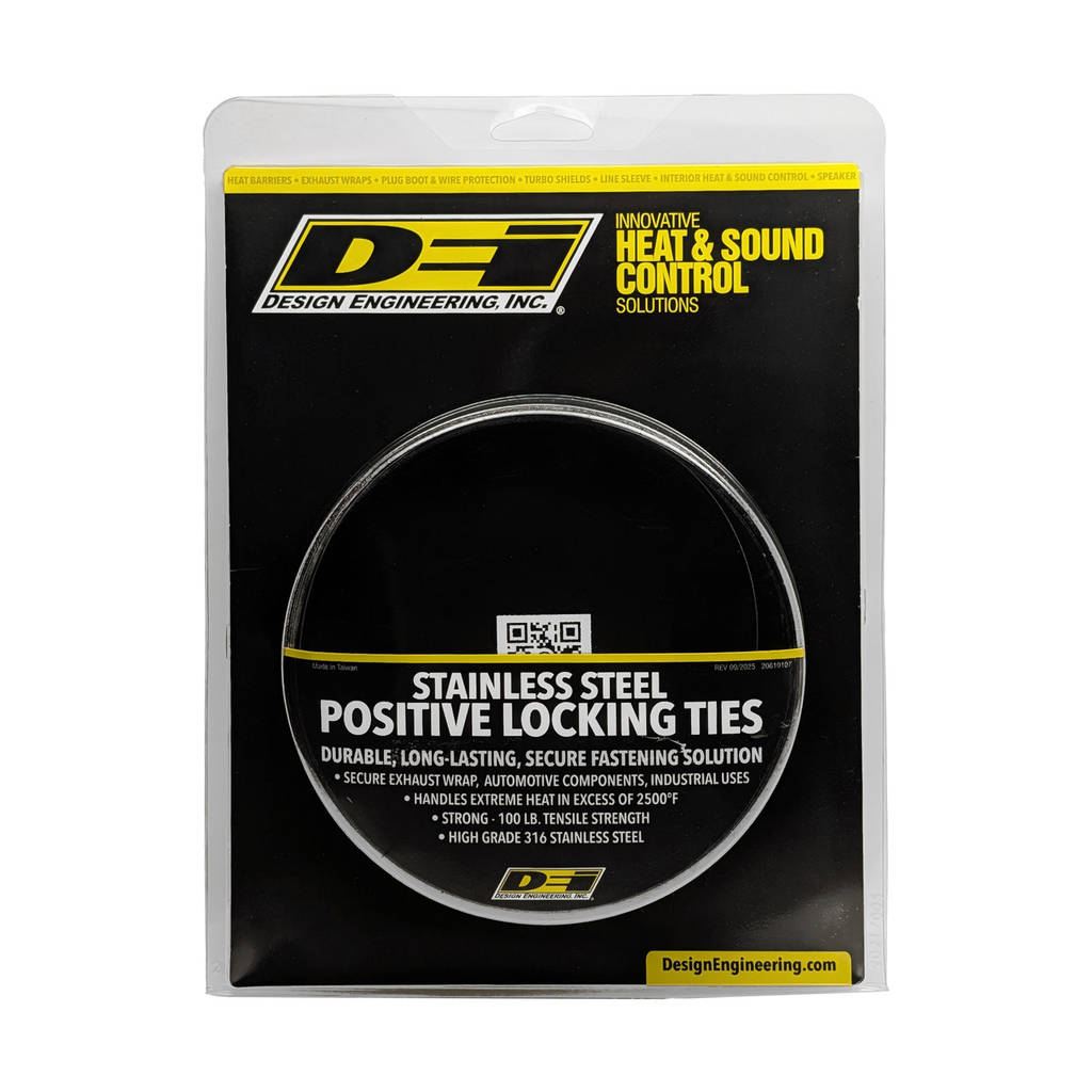 DEI 010217 Stainless Steel Positive Locking Tie 1/2" (12mm) x 40" 4 per pack Photo-1 
