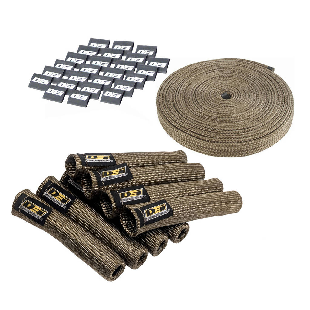DEI 010705 Protect-A-Boot & Wire Kit 8 Cylinder Titanium Photo-0 