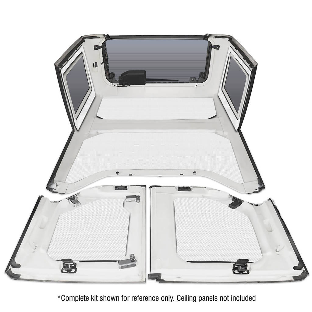 DEI 050151 Sound Deadening Rear Side Window JEEP Wrangler 2011-up 4-Dr White Photo-1 
