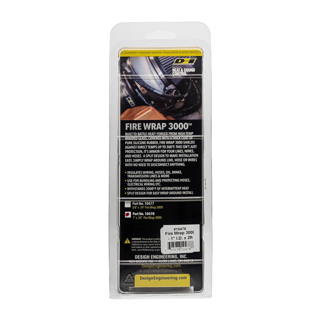 DEI 010478 Fire Wrap 3000 1" I.D. x 2ft Photo-2 
