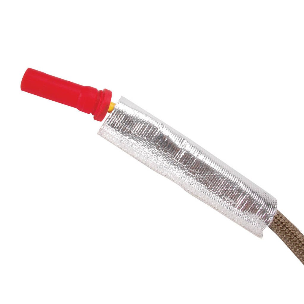 DEI 010409 Plug Wire Sheath 3/4" x 6" 4-pack Aluminum Photo-1 