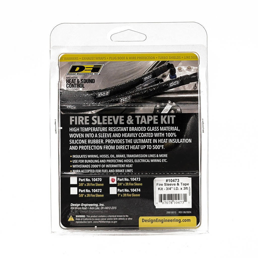 DEI 010473 Fire Sleeve & Tape Kit 3/4" I.D. x 3ft Photo-4 