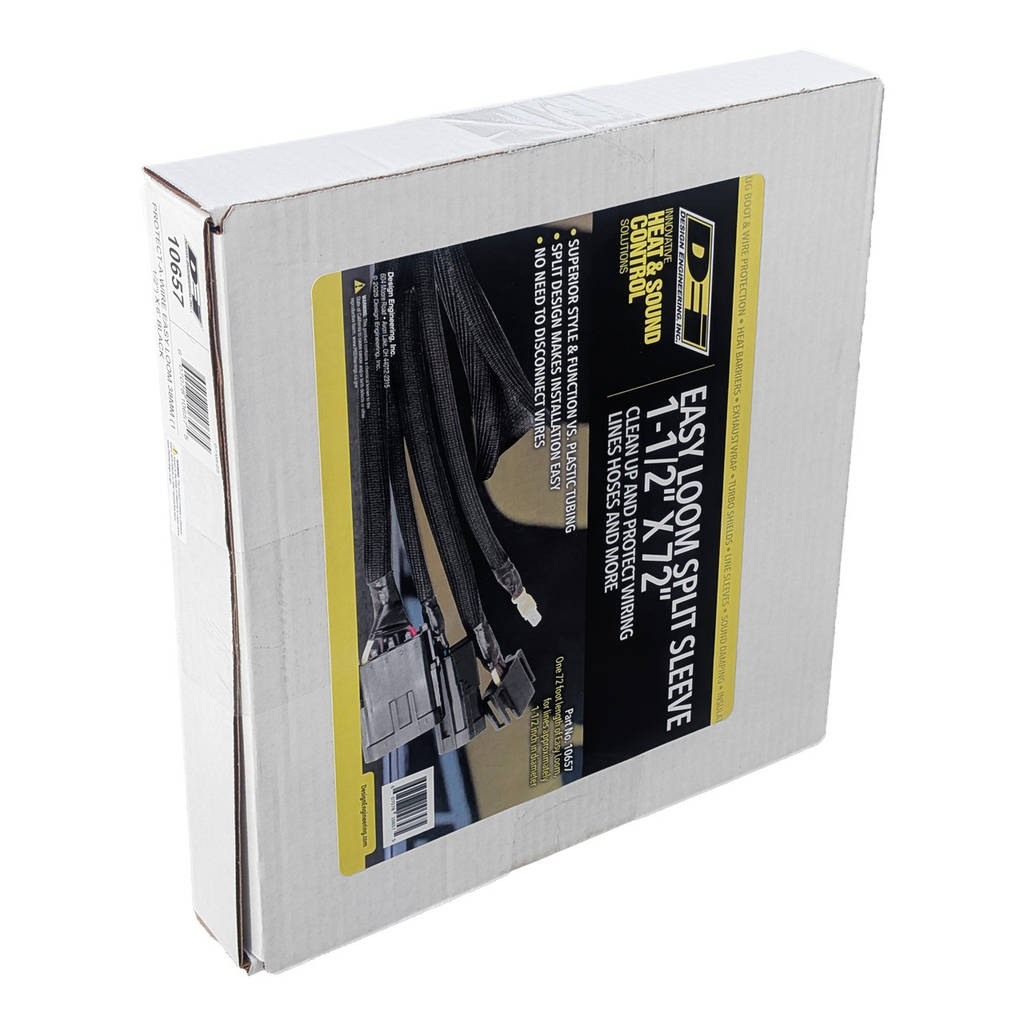 DEI 010657 Split Wire Sleeve Easy Loom 38mm-1 1/2" x 6' Black Photo-3 