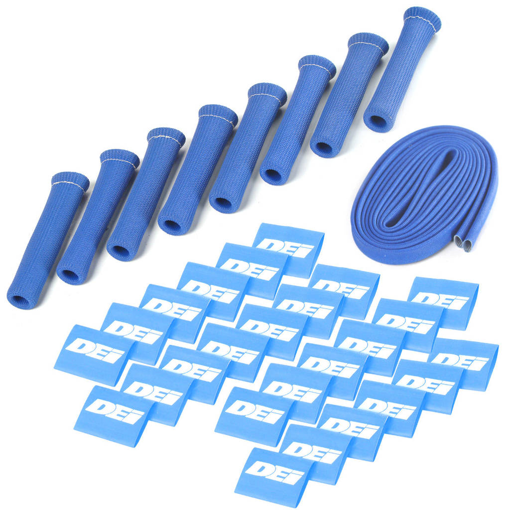 DEI 010732 Protect-A-Boot & Wire Kit 8 Cylinder Blue Photo-0 