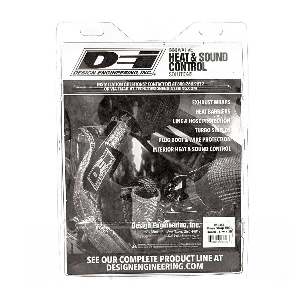 DEI 010466 Dyno Strap Heat Guard 5" w x 3ft AluMINIzed Photo-2 