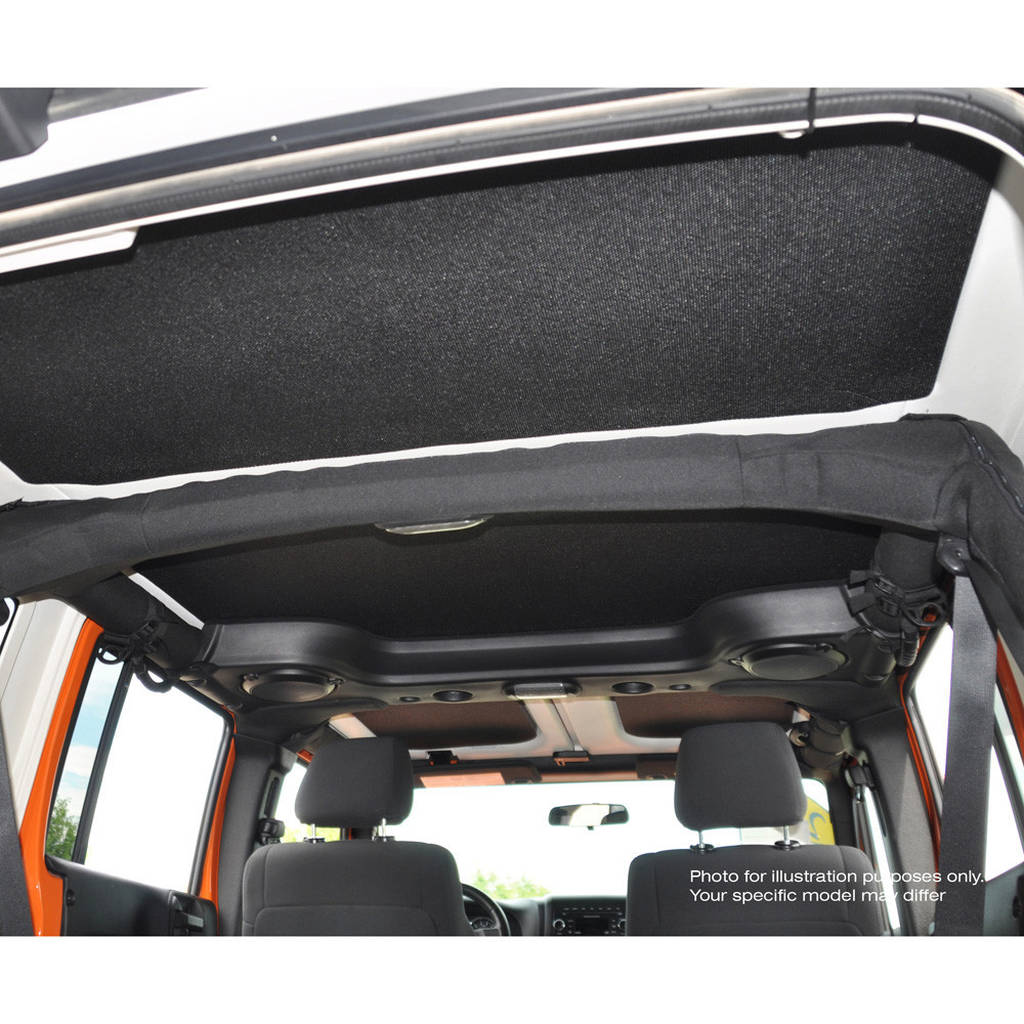 DEI 050131 Sound Deadening Headliner JEEP® Wrangler 2007 to 2010 4 Dr 4-pc Black Photo-3 