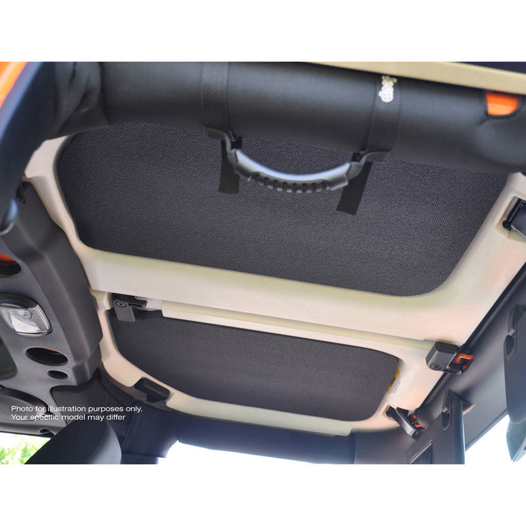 DEI 050131 Sound Deadening Headliner JEEP® Wrangler 2007 to 2010 4 Dr 4-pc Black Photo-4 