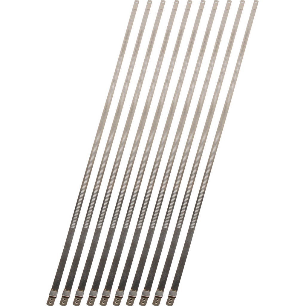 DEI 010210 Stainless Steel Positive Locking Tie 1/4" (7mm) x 20" 10 per pack Photo-0 