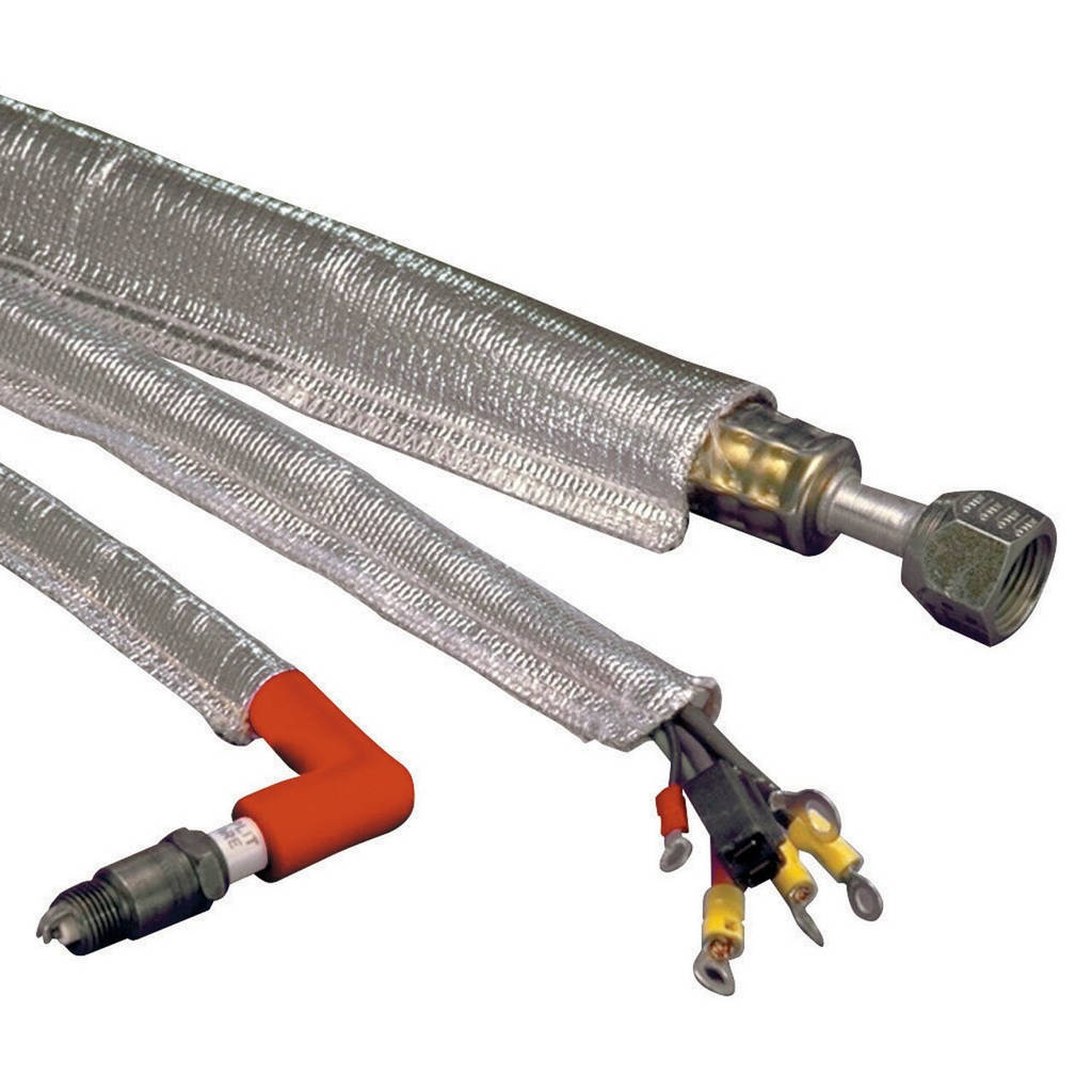 DEI 010403 Heat Sheath™ 3/4" x 3ft AluMINIzed Sleeving-sewn edge Photo-3 