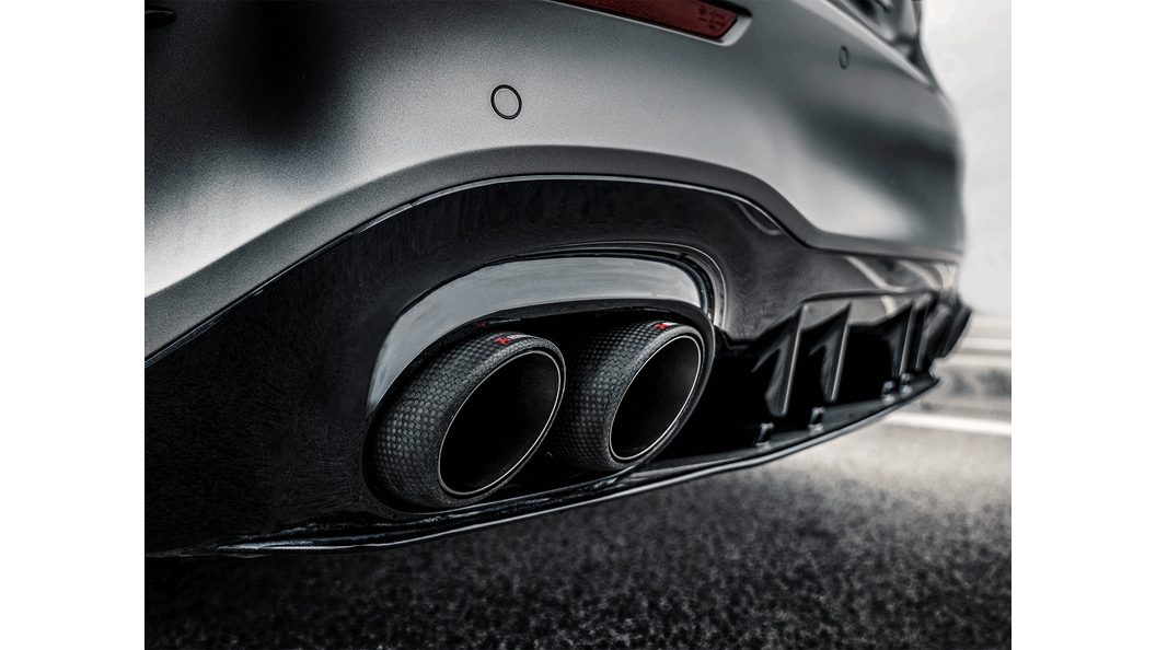 AKRAPOVIC S-ME/TI/9H Slip-On Line (Titanium) MERCEDES-AMG A35 (W177) Sedan (ECE type approved) Photo-4 